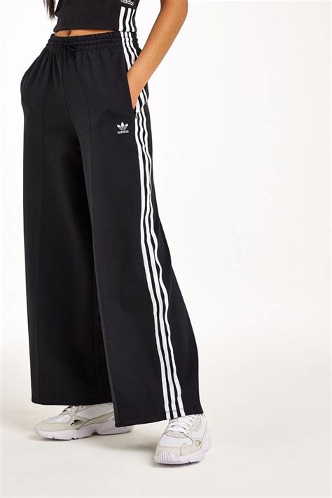 Adidas wide leg joggers women